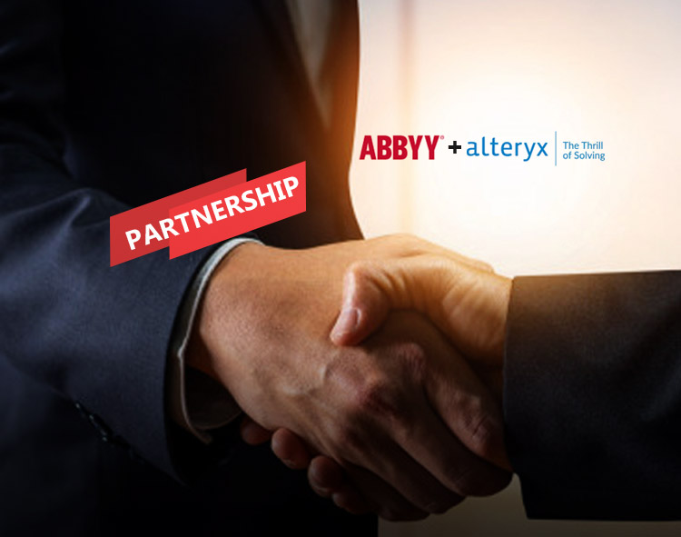 ABBYY Partners with Alteryx Extending the Alteryx Analytic Process Automation Platform with Deeper Process Intelligence