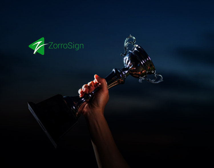 ZorroSign Wins Blockchain Initiative of the Year 2020 Award