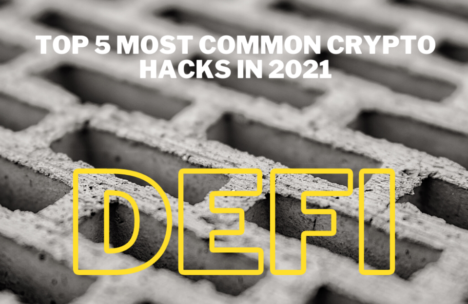 DeFi Insights: Top 5 Most Common Crypto Hacks in 2021