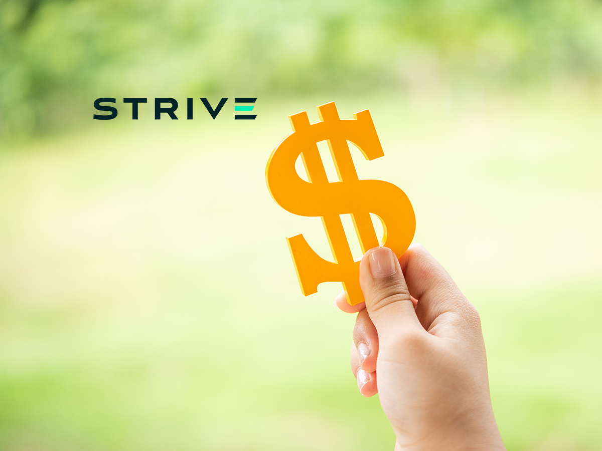 Strive Raises $30 Million In Series B Funding Round